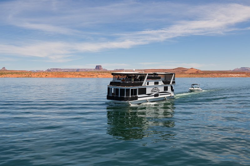 Glen Canyon National Recreation Area Arizona, USA Houseboat and