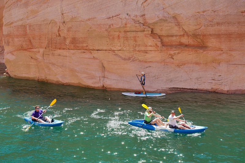 Kayaks in Antelope Creek, Lake Powell, Glen Canyon National Recreation Area, Arizona, USA | Glen Canyon National Recreation Area - Arizona, USA (IMG_7488.jpg)