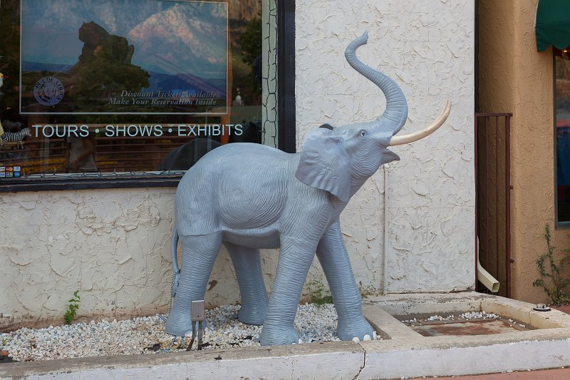 Sculpture of African Elephant, Sedona, Arizona, USA | Short Visit to Sedona - Arizona, USA (IMG_7712.jpg)