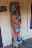 Sculpture of a Native American, Sedona, Arizona, USA