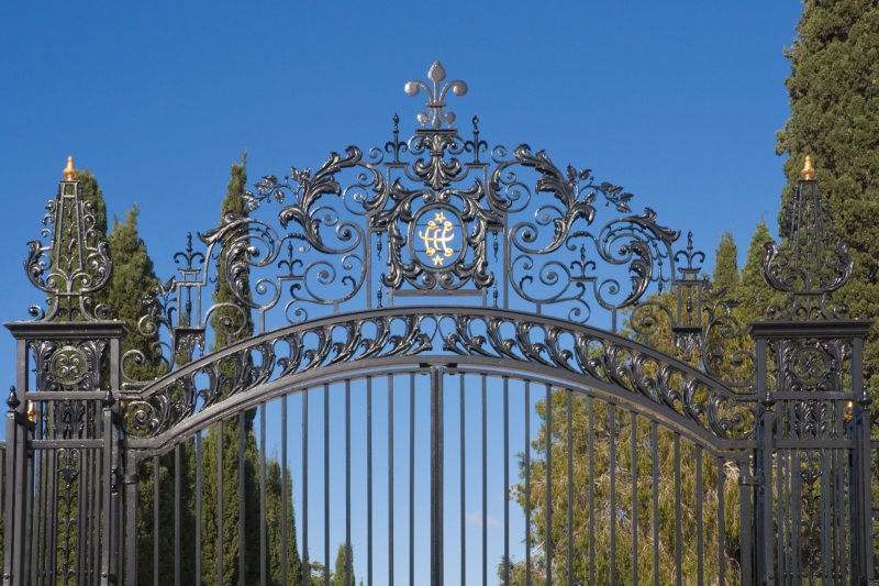 Entrance gate to the inner garden | The Baha'i Gardens in Acre (Akko)  (IMG_3976.jpg)