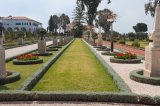 The inner garden part of The Baha'i Gardens at Bahji in Acre