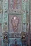 Detail of bronze portal of the Amalfi Cathedral
