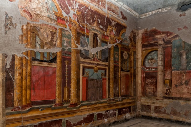 Triclinium of Villa Poppaea, Oplontis | Villa Poppaea in Oplontis (Italy) (IMG_2550.jpg)