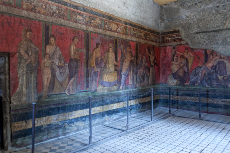 Fresco of the Dionysiac Mysteries in the Villa of the Mysteries, Pompeii  | Pompeii - The Roman Time Capsule (IMG_2080.jpg)