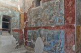 Decoration on walls around the pool of Nymphaeum in the Suburban Baths, Pompeii