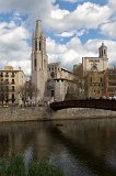The Collegiate Church of Sant Feliu and Girona Cathedral, Girona, Catalonia