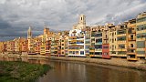 Old houses on the Onyar River, Girona, Catalonia