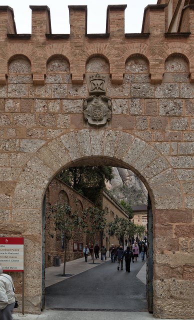 Entrance to Santa Maria de Montserrat Abbey, Catalonia | Montserrat (Catalonia, Spain) (IMG_8066.jpg)