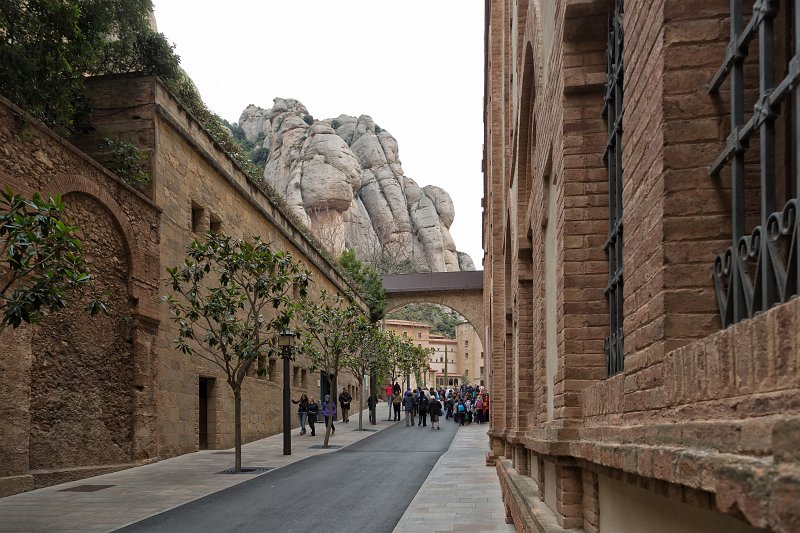 Entrance to Santa Maria de Montserrat Abbey, Catalonia | Montserrat (Catalonia, Spain) (IMG_8067.jpg)