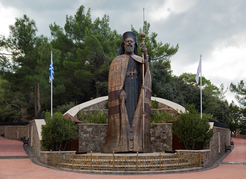 Statue of Makarios III, Mount Throni, Cyprus | Cyprus - Center (IMG_2289_90.jpg)