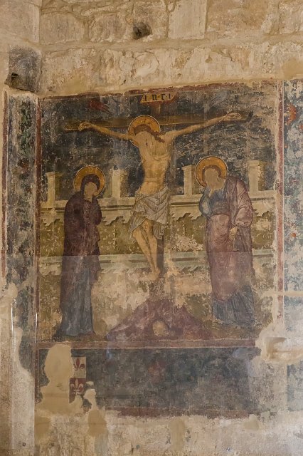 Wall Painitng Depicting the Crucifixion, Kolossi Castle, Kolossi, Cyprus | Cyprus - Southwest (IMG_2343.jpg)