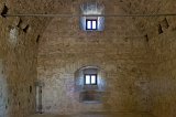 Hall inside Kolossi Castle, Kolossi, Cyprus
