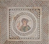 Mosaic depicting Ktisis (Creation), House of Eustolius, Kourion, Cyprus