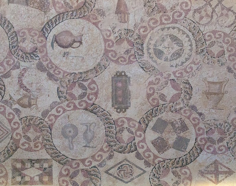 Geometric Mosaic, House of Dionysos, Paphos Archaeological Park, Cyprus | Cyprus - Paphos (IMG_2555.jpg)