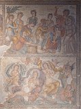 Birth of Dionysos Mosaic (upper panel), House of Aion, Paphos Archaeological Park, Cyprus