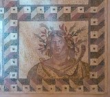 Representation of the Seasons Mosaic - Autumn, House of Dionysos, Paphos Archaeological Park