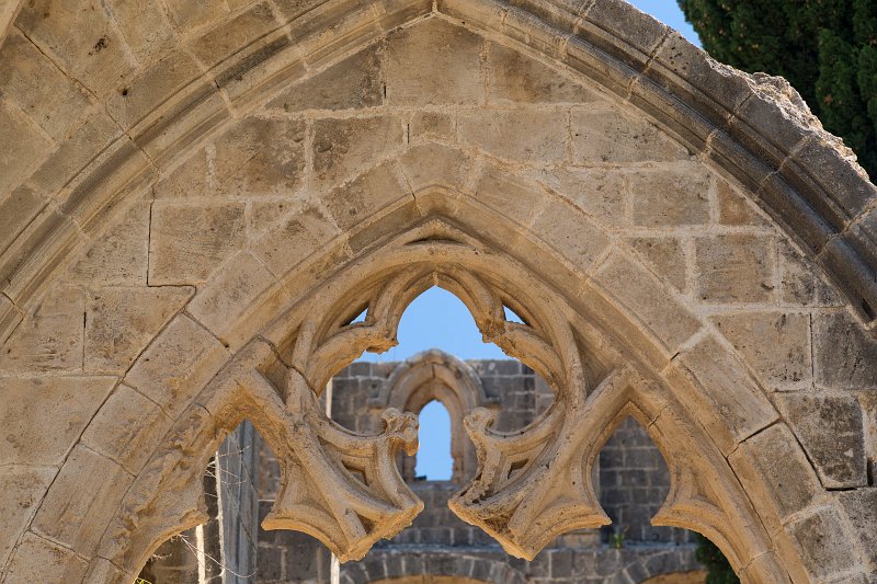 Decorated Arch in the Cloister Garden, Bellapais Abbey, Bellapais, Cyprus | Cyprus - North (IMG_2791.jpg)