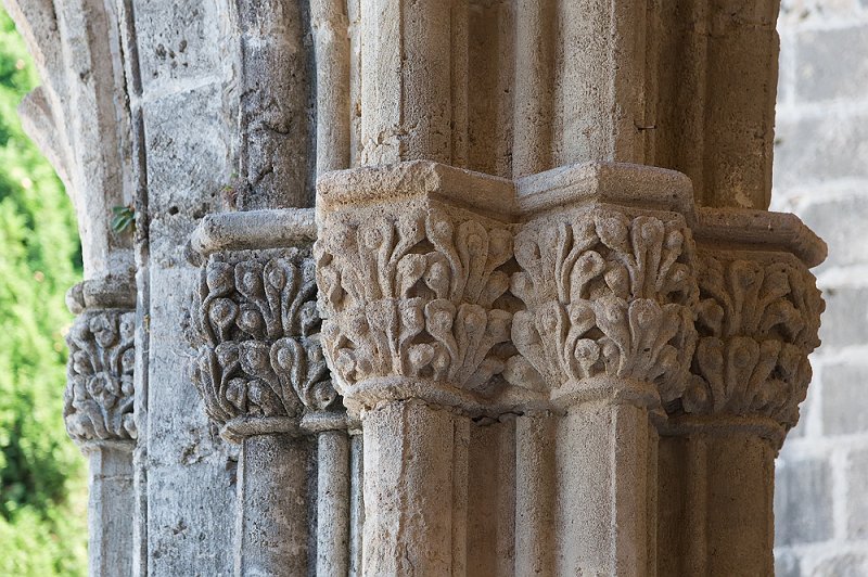 Decorated Pillars, Bellapais Abbey, Bellapais, Cyprus | Cyprus - North (IMG_2794.jpg)