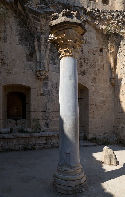 Decorated Column, Bellapais Abbey, Bellapais, Cyprus | Cyprus - North (IMG_2806.jpg)