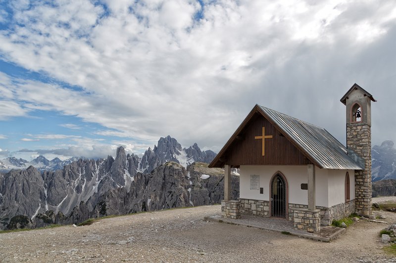 Church at Tre Cime di Lavaredo, Italian Dolomites | The Dolomites II (IMG_2586.jpg)