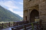 Entrance gate of Taufers Castle, Sand in Taufers, South Tyrol, Italy