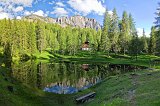 Lake Scin, Cortina d'Ampezzo, Belluno, Italy