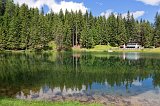 Lake Pianozes, Cortina d'Ampezzo, Belluno, Italy
