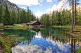 Lake Ghedina, Cortina d'Ampezzo, Belluno, Italy