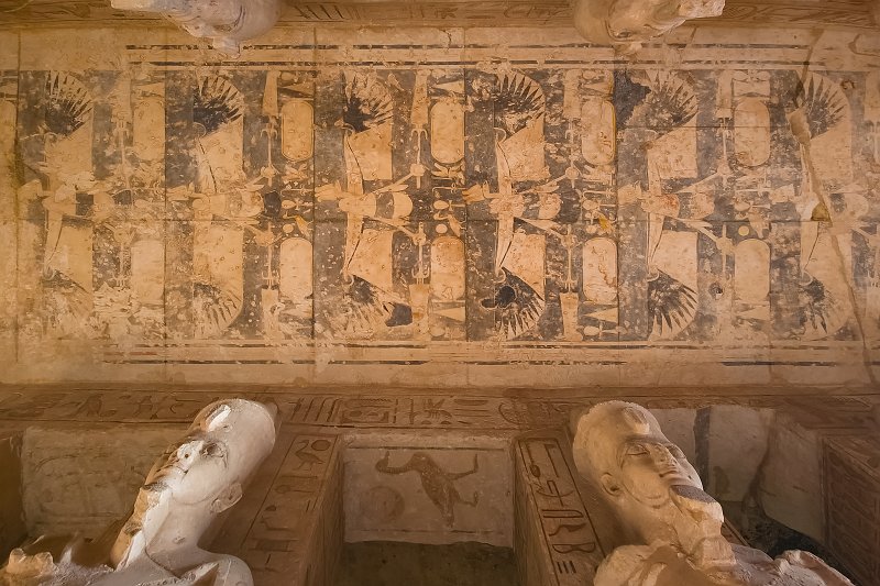 Ceiling of Hypostyle Hall, The Great Temple of Ramesses II, Abu Simbel | Abu Simbel - Egypt (20230224_070510.jpg)