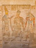 Relief on Entrance Wall, Temple of Seti I - Abydos, Egypt
