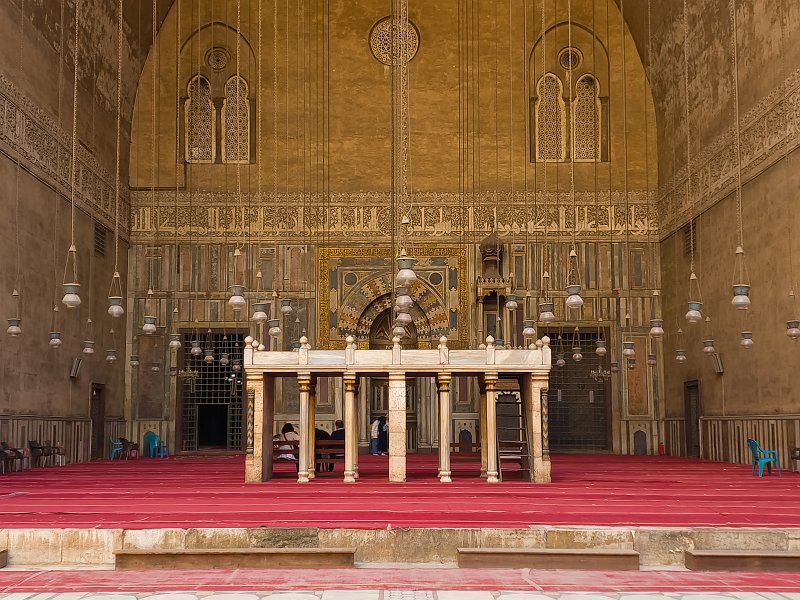 Qibla Iwan, Mosque of Sultan Hasan, Cairo | Mosques and Churches in Cairo, Egypt (20230215_114305.jpg)