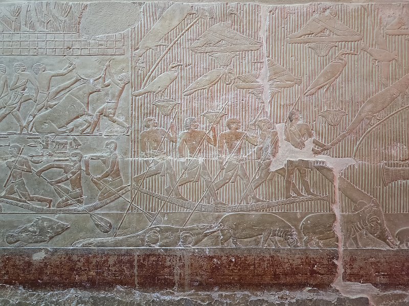 Fighting Hippopotamus and Crocodiles, Tomb of Mereruka, Saqqara | Saqqara, Egypt (20230216_131031.jpg)