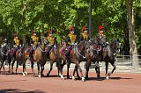King's Troop along The Mall, Westminster