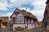 Colorful Houses, Hunawihr, Alsace, France