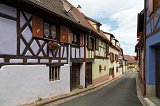 Narrow Street, Hunawihr, Alsace, France