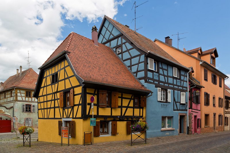 Colorful Buildings, Bergheim, Alsace, France | Bergheim - Alsace, France (IMG_3251.jpg)