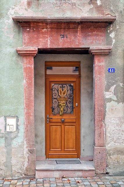 New Door of an Old House, Bergheim, Alsace, France | Bergheim - Alsace, France (IMG_3256.jpg)