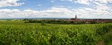 Bergheim and Surrounding Vineyards, Alsace, France