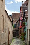 Narrow Street, Bergheim, Alsace, France