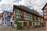 Colorful Buildings, Bergheim, Alsace, France