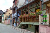  Balustrade Decorated with Flowers, Bergheim, Alsace, France