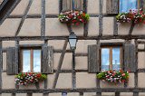 Windows and Lamp, Bergheim, Alsace, France