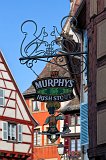 Sign of Murphy's Pub, Colmar, Alsace, France