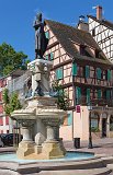 The Roesselmann Fountain, Colmar, Alsace, France
