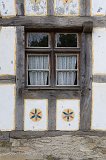 Window and Decorations, Open Air Museum of Alsace, Ungersheim, France