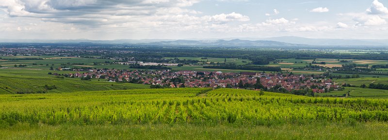 Panoramic View of Eguisheim, Alsace, France | Eguisheim - Alsace, France (IMG_4165to74.jpg)