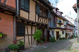 Colorful Half-Timbered Houses, Eguisheim, Alsace, France