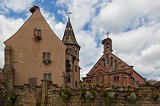 Saint-Léon Castle and Chapel, Eguisheim, Alsace, France