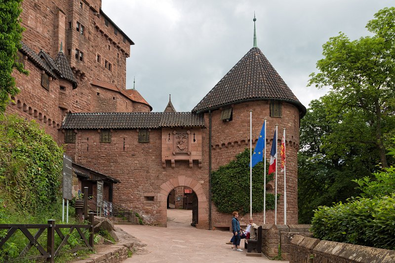 Entrance to Haut-Koenigsbourg Castle, Orschwiller, Alsace, France | Haut-Koenigsbourg Castle - Alsace, France (IMG_2994.jpg)